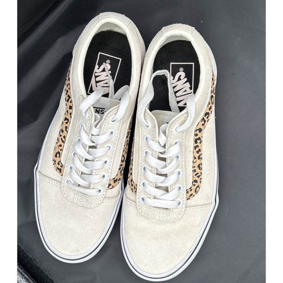 Vans Ward Cheetah Lo Suede Womens Lace Up Shoes 507698 Size 8.5 Excellent - Picture 5 of 7